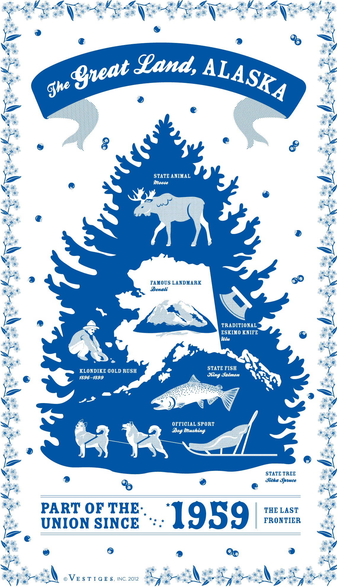 Alaska State created by artist Katie DeYoe