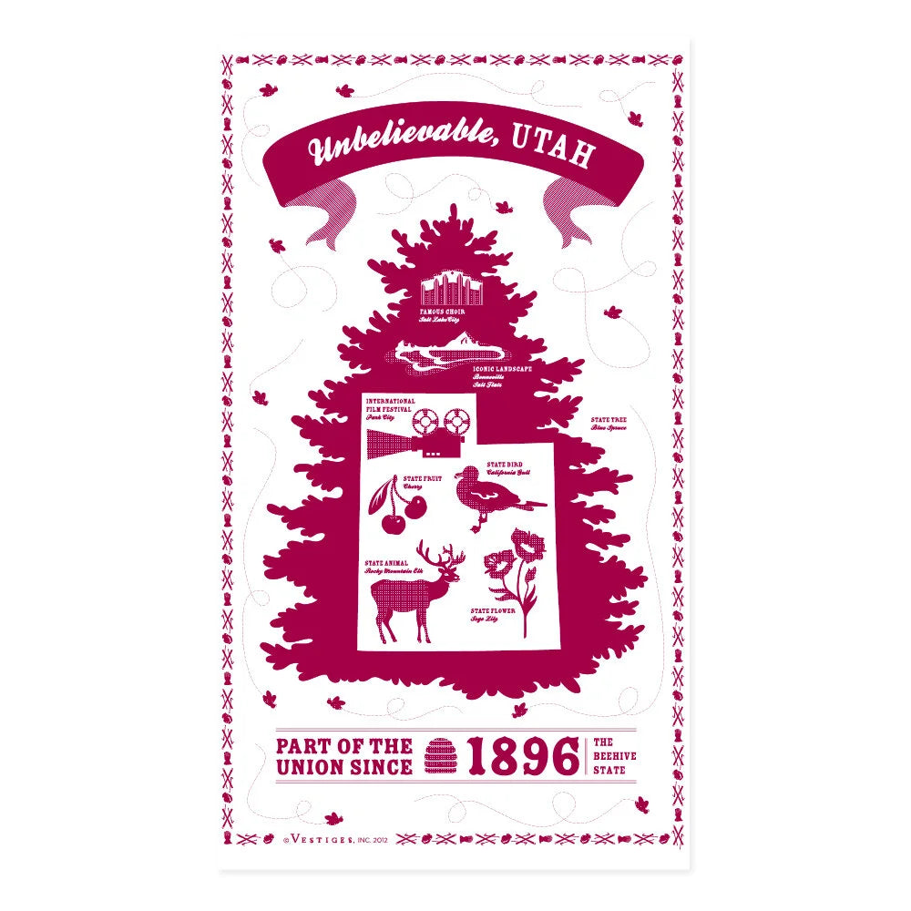 Utah State created by artist Katie DeYoe