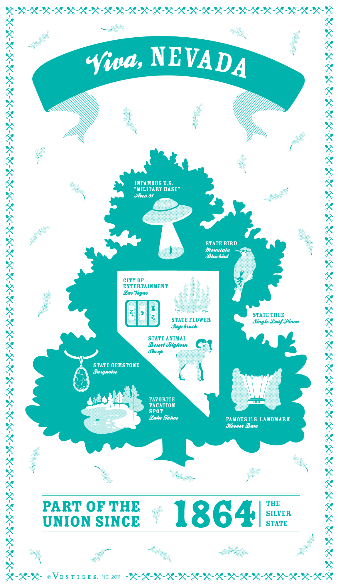 Nevada State created by artist Katie DeYoe