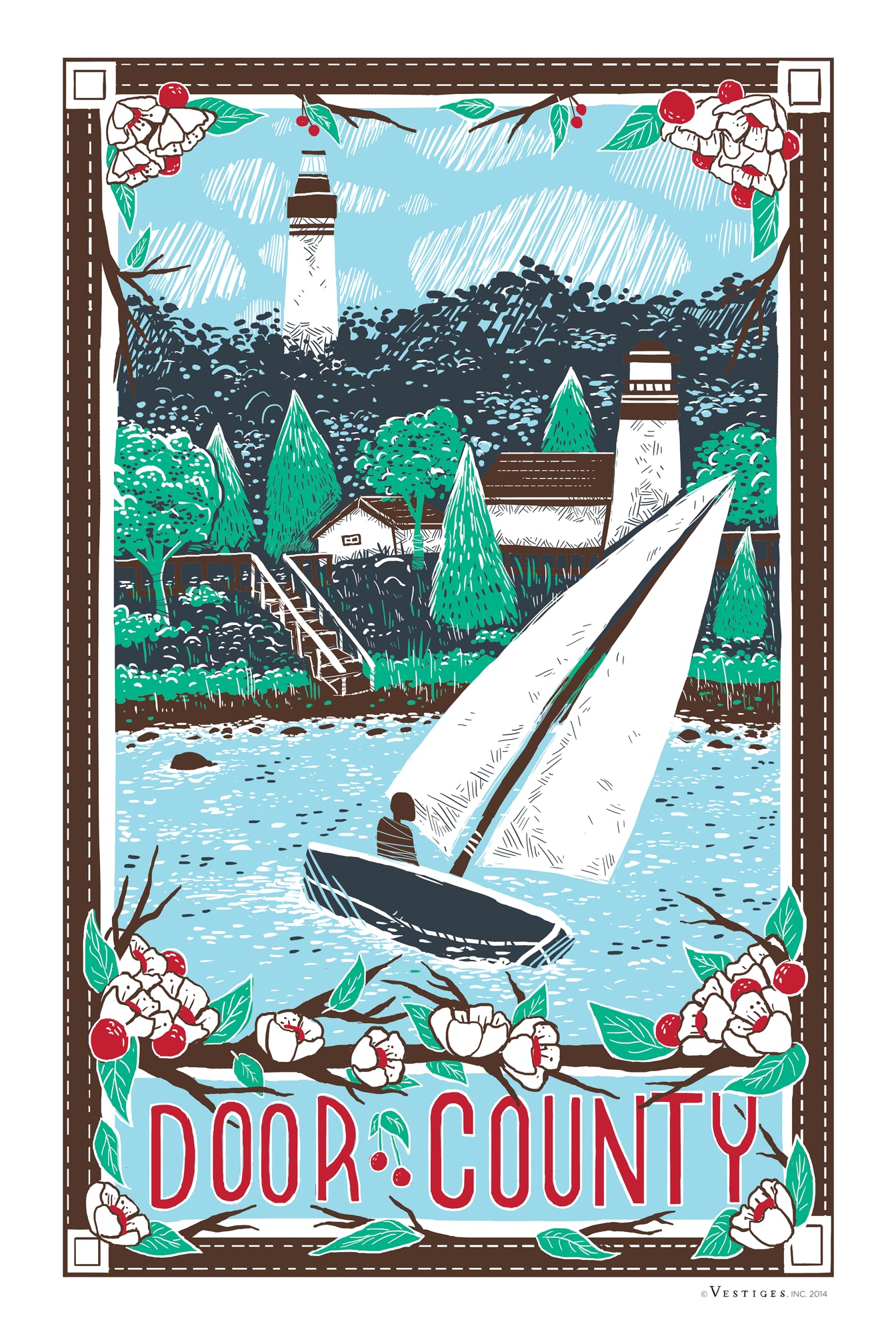 Door County created by artist Kelsey King