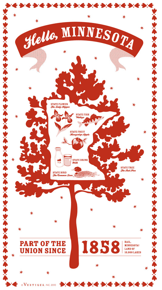 Minnesota State created by artist Katie DeYoe