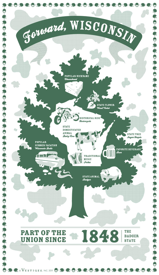 Wisconsin State created by artist Katie DeYoe