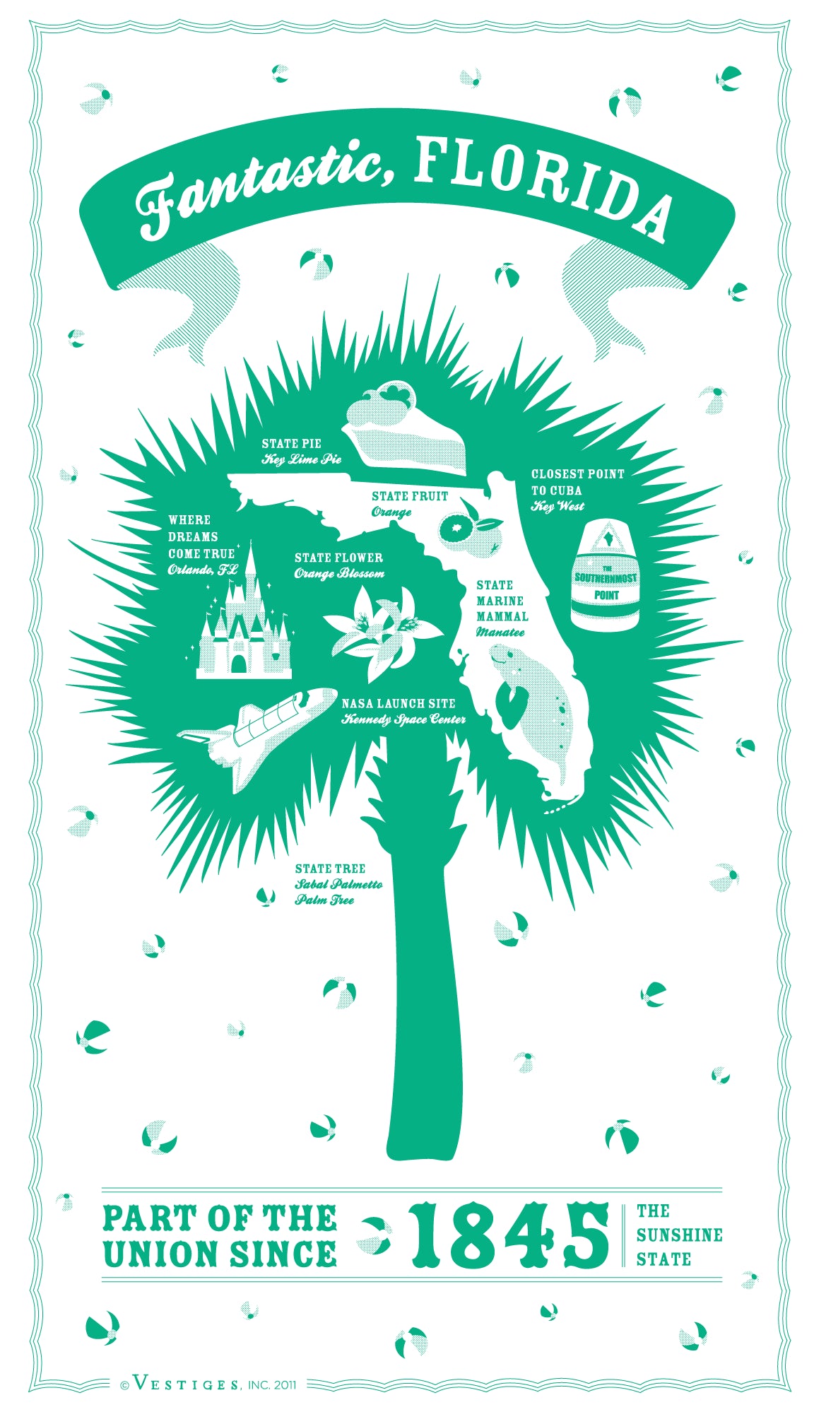 Florida State created by artist Katie DeYoe