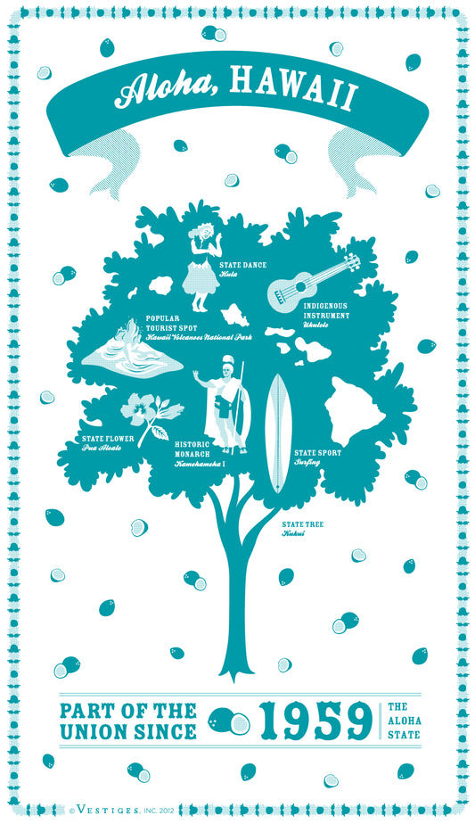 Hawaii State created by artist Katie DeYoe