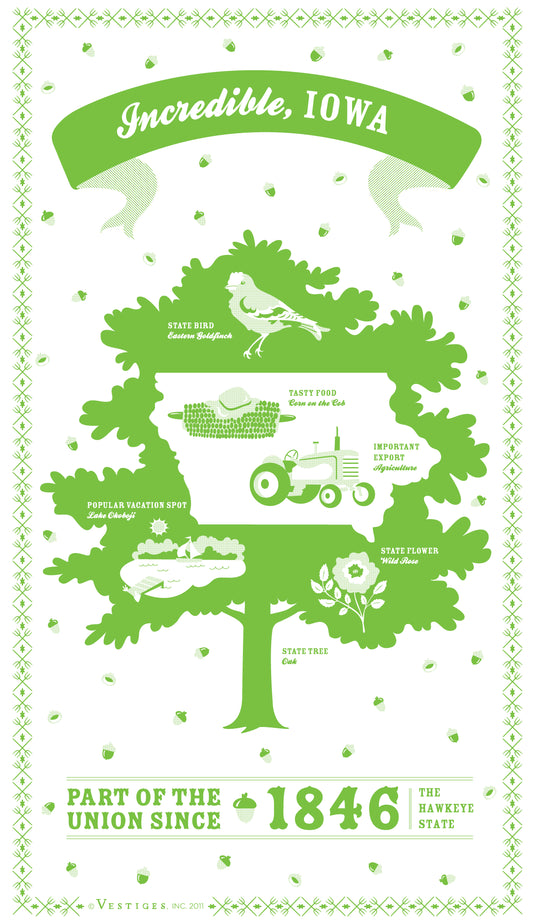 Iowa State created by artist Katie DeYoe