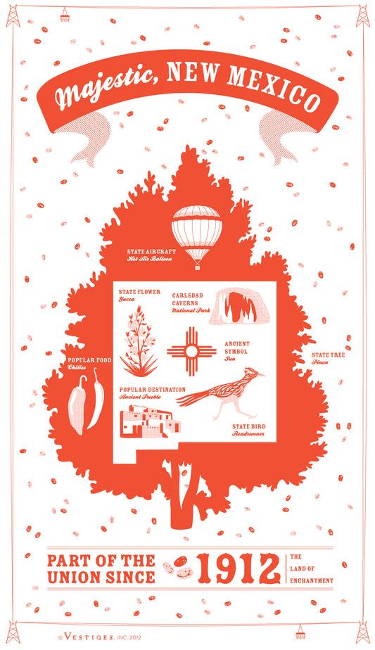 New Mexico State created by artist Katie DeYoe