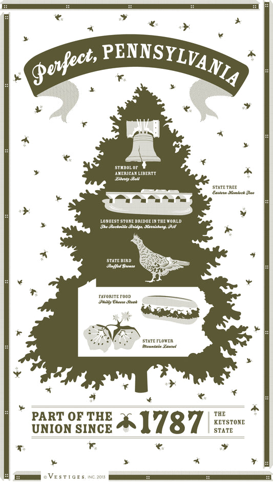 Pennsylvania State created by artist Katie DeYoe