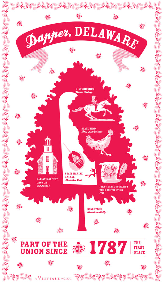 Delaware State created by artist Katie DeYoe