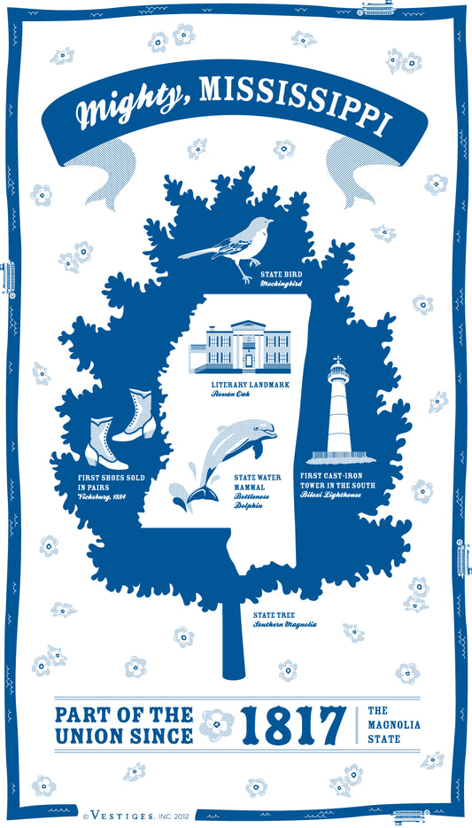 Mississippi State created by artist Katie DeYoe