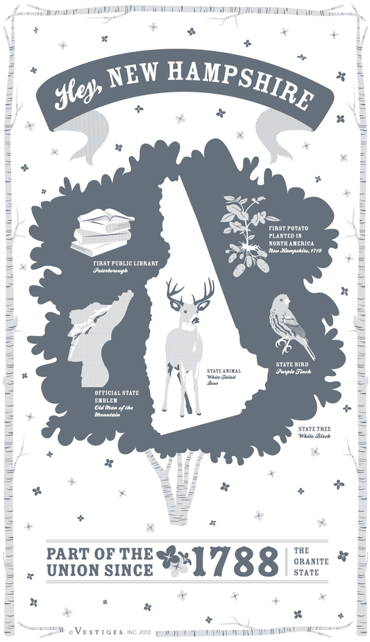 New Hampshire State created by artist Katie DeYoe