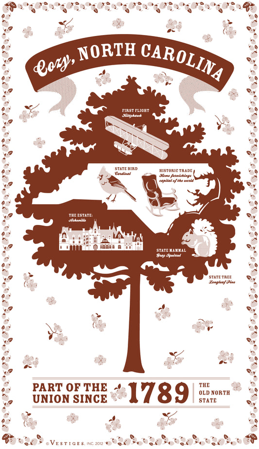 North Carolina State created by artist Katie DeYoe