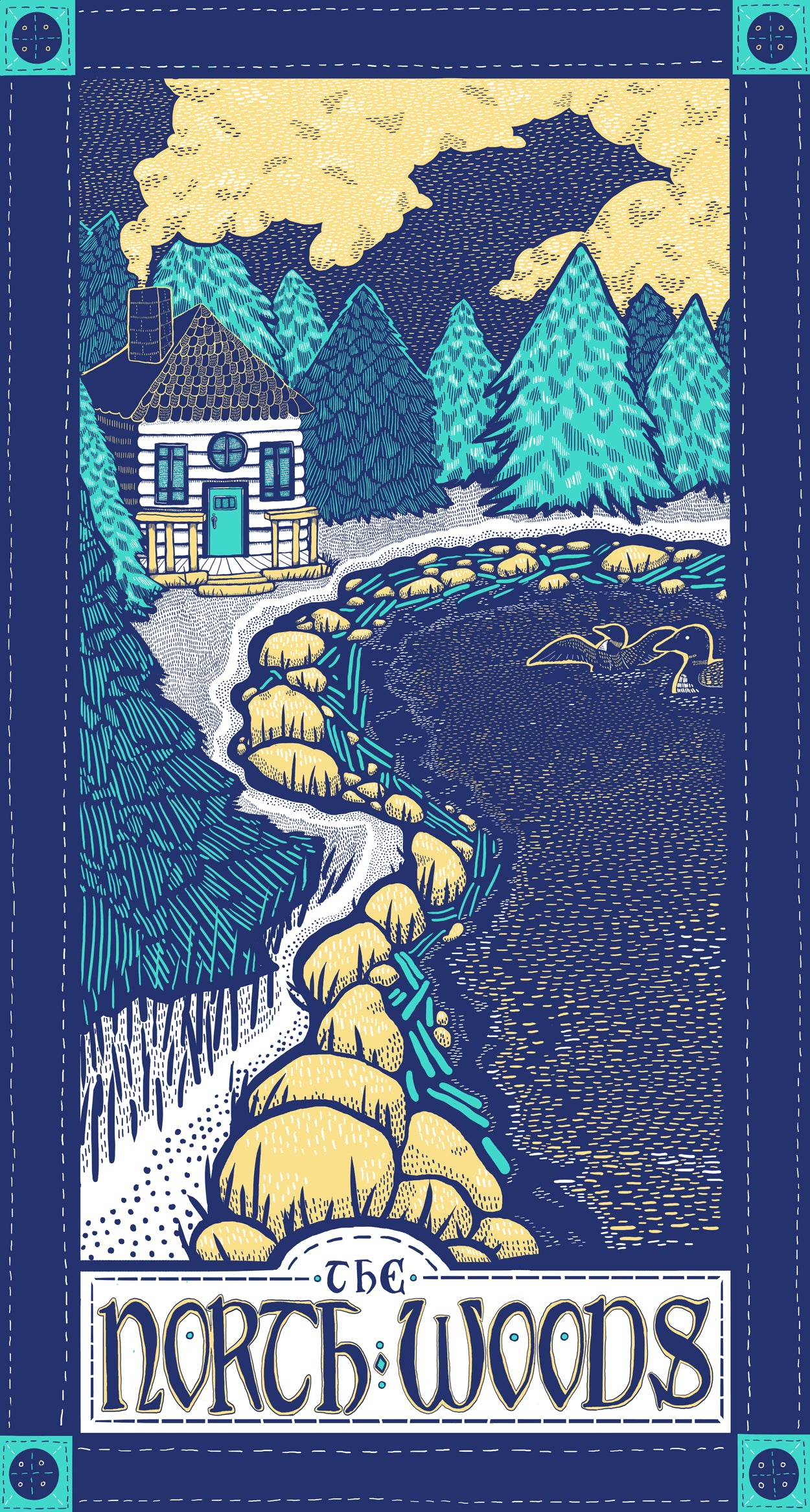 North Woods created by artist Kelsey King
