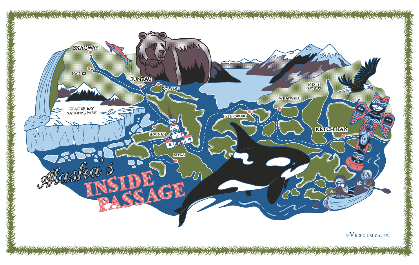 Inside Passage created by artist Ian Miller