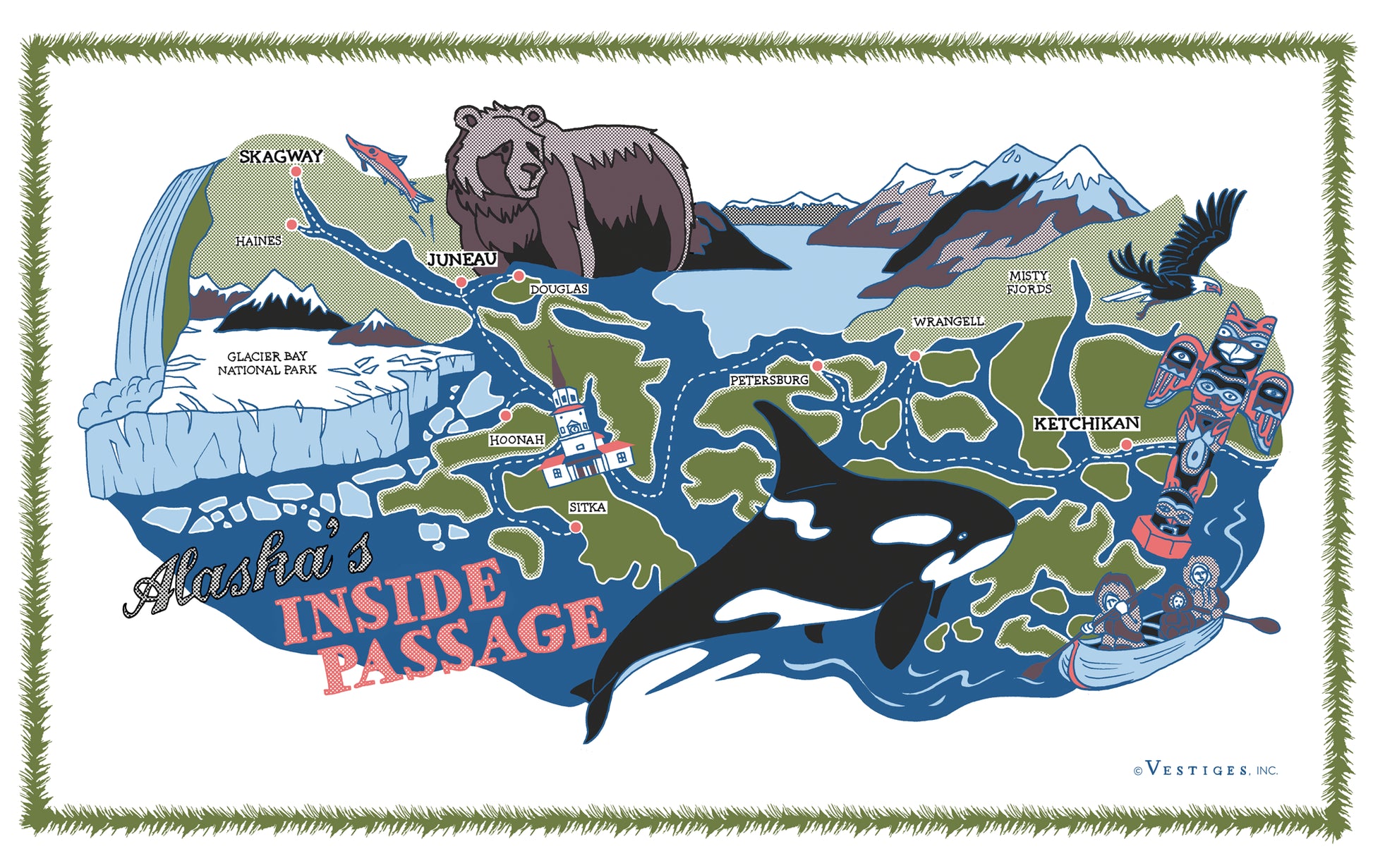 Inside Passage created by artist Ian Miller