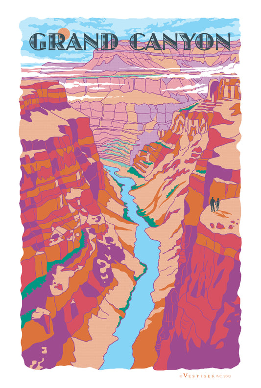 Grand Canyon created by artist Ian Miller