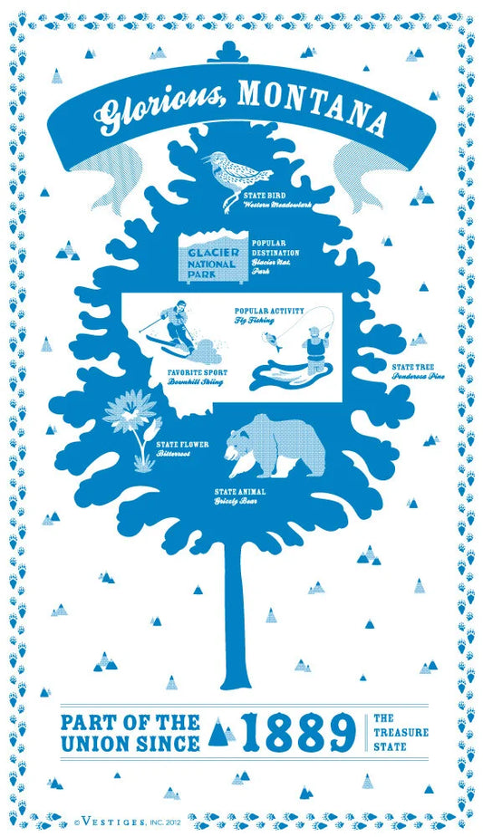 Montana  State created by artist Katie DeYoe