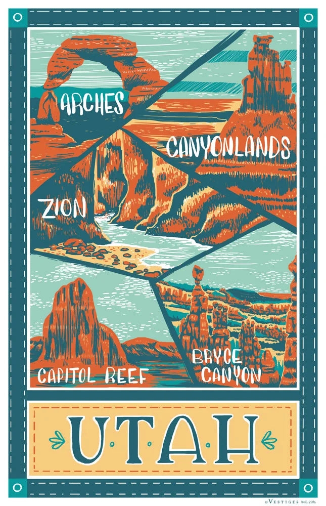 Utah Park created by artist Kelsey King