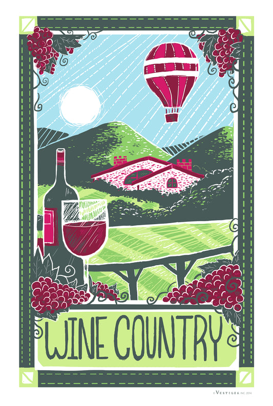 Wine Country created by artist Kelsey King