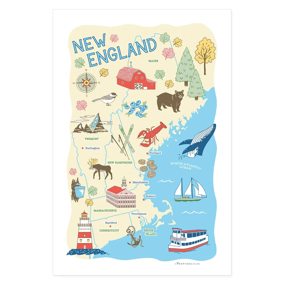 New England created by artist Hanna Culbert
