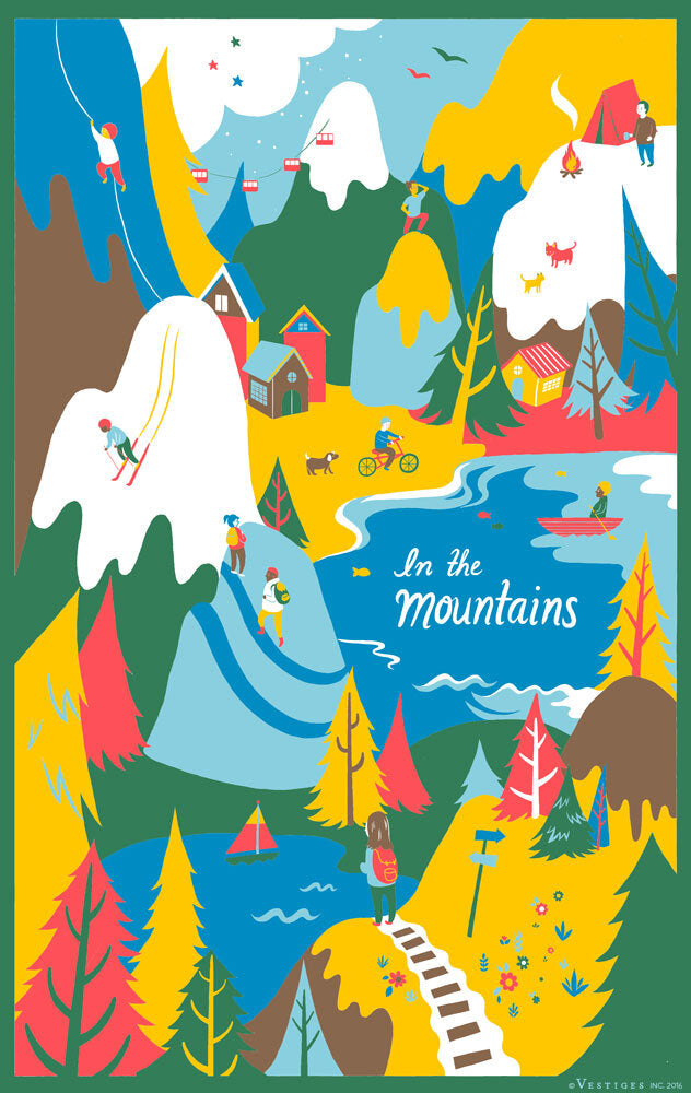 In the Mountains created by artist Kiki Kita